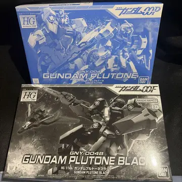 프리미엄 반다이 한정판 HG 건담 푸르토네 & 푸르토네 블랙 세트