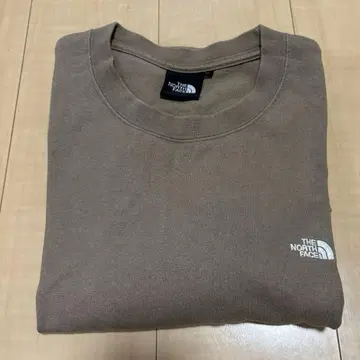 THE NORTH FACE 브라운 긴팔 티셔츠 사이즈 L