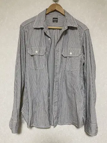 모모타로 청바지 히코리 셔츠