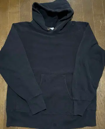 챔피언 후드티 리버스 위브 XL 파랑 택 눈 없음 블랙