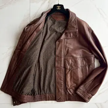 새상품급 FEDI A-2 플라이트 자켓 양가죽 램 가죽 XL 사이즈