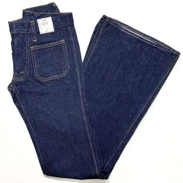 BOBSON 데님 벨보텀 데드스탁 scovill 지퍼 W26