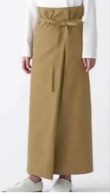무인양품 롱지 스커트 다크 베이지 ONE SIZE