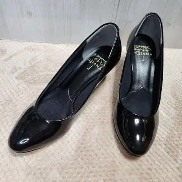 DIANA 다이애나 우천 겸용 펌프스 23.5cm 블랙 레인펌프스