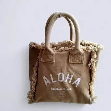 Aloha 프린지 토트백 하와이