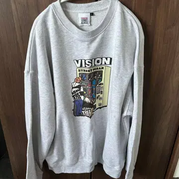 VISION STREET WEAR 그레이 맨투맨 L