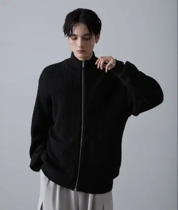 clel 루즈 드라이버 니트 블랙