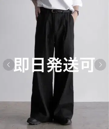 남성용 세미 플레어 데님 와이드 데님