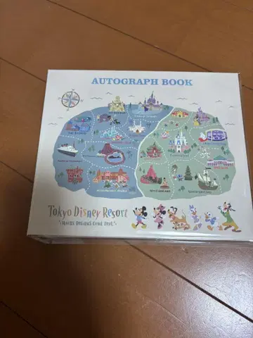 디즈니 사인북 사인펜 포함 TDR 사인 파크 맵 파크 패턴