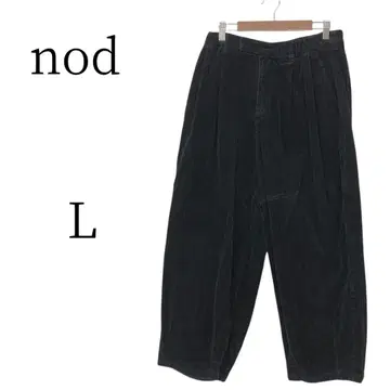 nod 블랙 캐주얼 팬츠 L