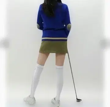 안사네스 골프 여성용 스커트 속기모 겨울