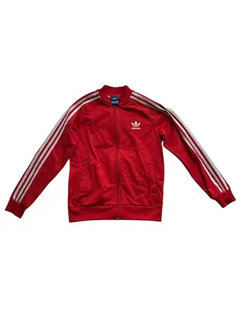 adidas 트랙 자켓 레드 저지
