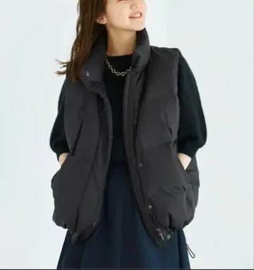 IENA LIMONTA 다운 베스트 블랙