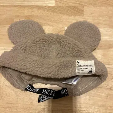 도쿄 디즈니 리조트 미키 귀 모자 보들보들 모자 팬캡
