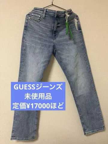 GUESS 라이트 블루 청바지