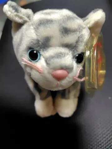 tyBEANIEBABY 그레이 베이지 고양이 [ Silver ]