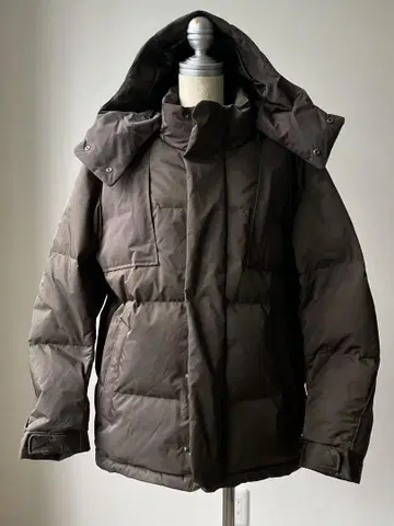 UNIQLO +J 유니클로 질 샌더 다운 코트 브라운 M