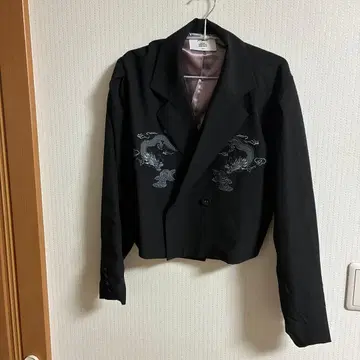 jouetie 드래곤 자수 테일러드 자켓