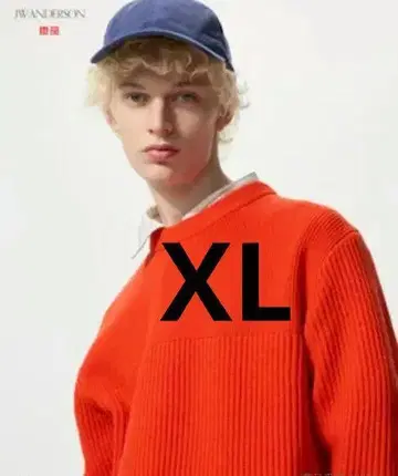 UNIQLO 리브 크루넥 스웨터 XL