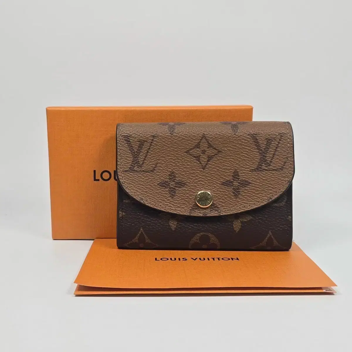 Louis Vuitton Rosalie Coin Purse Monogram Reverse Canvas