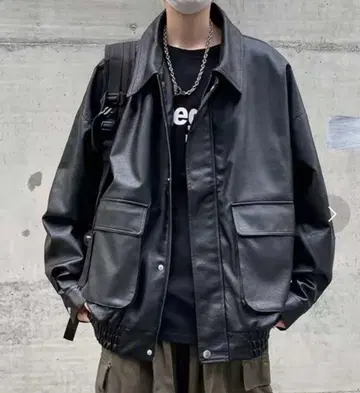 남성용 가죽 자켓