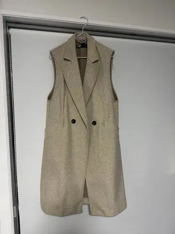 ZARA 슬리브리스 자켓 원피스