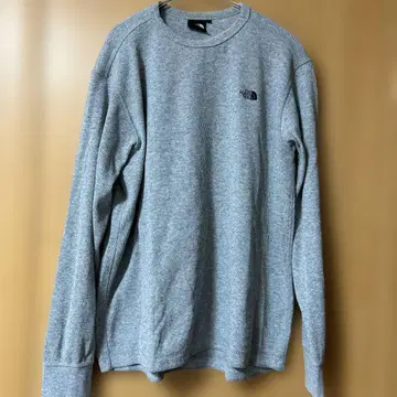 THE NORTH FACE 그레이 긴팔 티셔츠