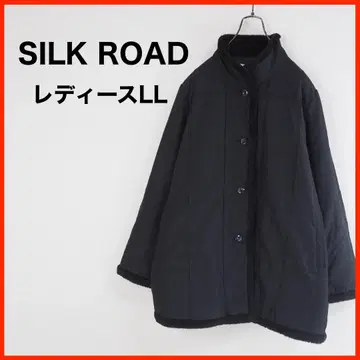 A4212 새상품급 SILK ROAD 퀼팅 자켓 LL 블랙