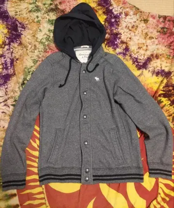 Abercrombie & Fitch 그레이 후드티 M