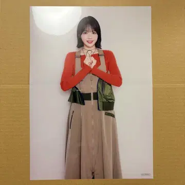 FRUITS ZIPPER 진세이 스즈카 A4 클리어 포스터