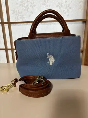 [ 새상품급 ] U.S. POLO ASSN 2way 데님 핸드백 숄더