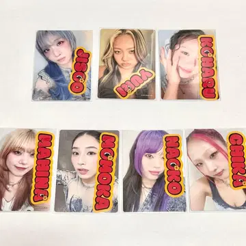 HANA 굿즈 팬미팅 포토 카드 7인 전원 세트