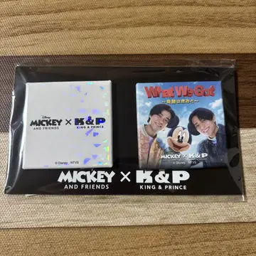 킹프리 디즈니 캔뱃지 세트 시부야 TSUTAYA 한정판