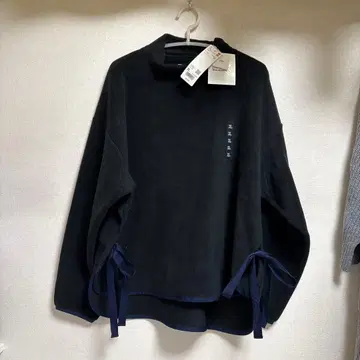 화이트 마운티니어링 블랙 플리스 트레이닝복 XL