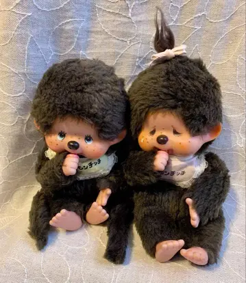 몬치치 초대 봉제 인형 다크 브라운 1977년 이전 레트로 페어