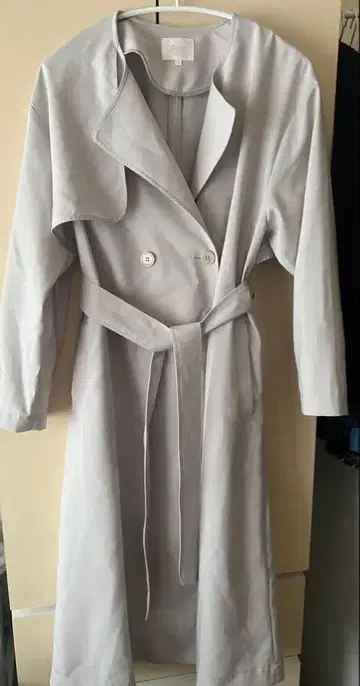 grove 라이트 그레이 트렌치코트 S