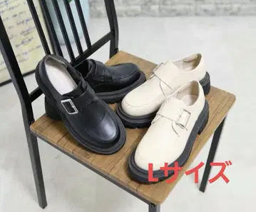 [ 미사용 새상품 ] L 사이즈 시마무라 오카다유리 신발 중블랙