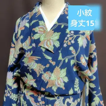 코몬 기장 153 사라사 무늬 새상품급