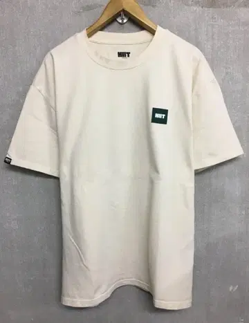 히트 클럽하우스 러버 로고 크루넥 T셔츠 XXL 베이지 계열