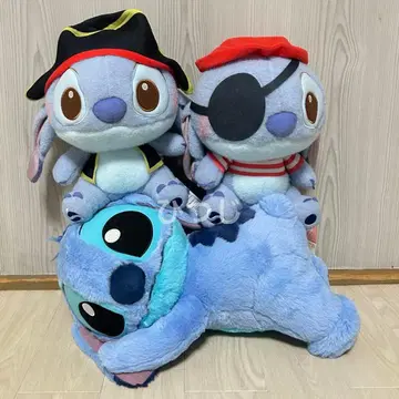 스티치 밀키 보아 파이리츠 코스튬 가로 눕는 BIG 봉제 인형