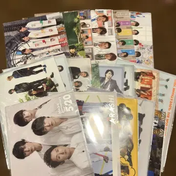 ARASHI 클리어 파일 세트 23매