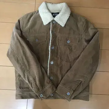 BEAMS 빔즈 보아 옷깃 코듀로이 자켓 M