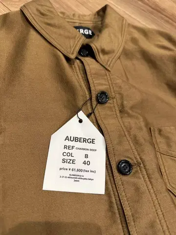 AUBERGE 몰스킨 커버올 칼라트라바 골드 40 데드스탁