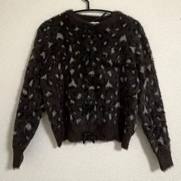ZARA 레오파드 니트