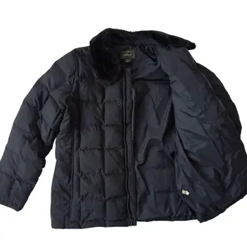 L.L.Bean 엘엘빈 다운 점퍼 블랙 퍼 S 사이즈