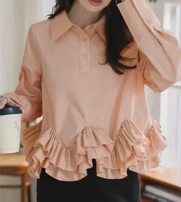 고베 레터스 프릴 블라우스