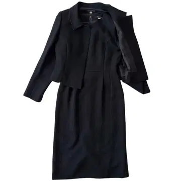 PATIO WEAR 블랙 포멀 셋업 예복 원피스 블랙