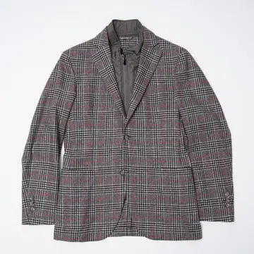 Lubiam 루비암 라이너 포함 2B 체크 자켓 L.B.M 44