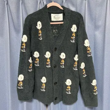 PEANUTS x GELATO PIQUE 찰리 브라운 가디건
