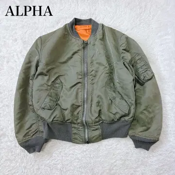80s USA제 ALPHA MA-1 플라이트 자켓 IDEAL 구택 M